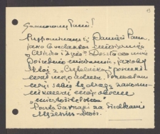 [List od osoby niezydentyfikowanej do Jerzego Borejszy z 27 czerwca 1945].