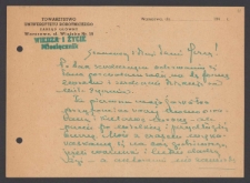 [List osoby niezidentyfikowanej do Jerzego Borejszy z 27 kwietnia 1946].