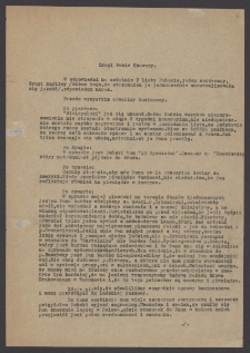 [List Jerzego Borejszy do Ksawerego Pruszyńskiego].