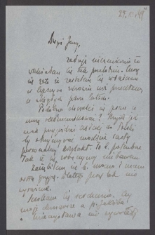 [List Ksawerego Pruszyńskiego do Jerzego Borejszy z 25 marca 1949].