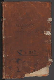 Recessus de Anno 1600 im Aprili und Maio