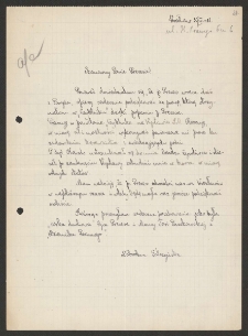 [List Dobrochny Golczyńskiej do Jerzego Borejszy z 30 lipca 1948].