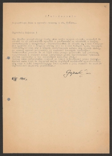 [List Jana Gajewskiego do jerzego Borejszy z 6 kwietnia 1945].