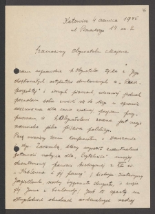 [List Juliusza Germana do jerzego Borejszy z 4 czerwca 1945].