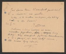 [List Janusza Gaładyka do Jerzego Borejszy z 30 września 1946].