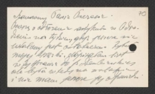 [List Stanisława Grabskiego do Jerzego Borejszy].