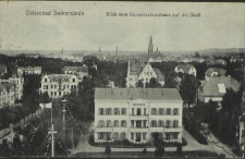 Ostseebad Swinemünde, Blick vom Konversationshaus auf die Stadt