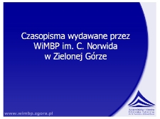 Czasopisma wydawane przez WiMBP im. C. Norwida w Zielonej Górze