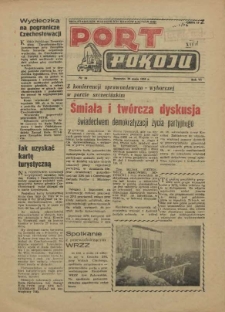 Port Pokoju : pismo Komitetu Zakładowego PZPR i Rad Zakładowych ZPS. R.6, 1956 nr 20