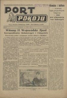 Port Pokoju : pismo Komitetu Zakładowego PZPR i Rad Zakładowych ZPS. R.2, 1952 nr 8