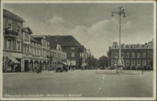 Ostseebad Swinemünde, Marktplatz und Postamt