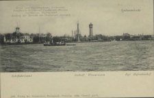 Swinemünde, Schifffahrts-Amt, Zeitball, Wasserturm, Königliche Hafenbauhof