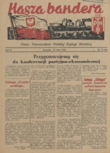 Nasza Bandera : pismo Pracowników Polskiej Żeglugi Morskiej. 1954