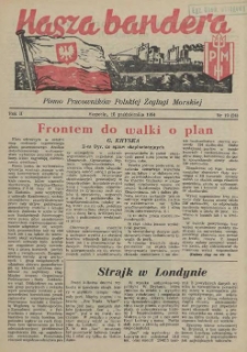 Nasza Bandera : pismo Pracowników Polskiej Żeglugi Morskiej. R.2, 1954 nr 19 (24)