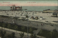 Swinemünde, Strand mit Brücke