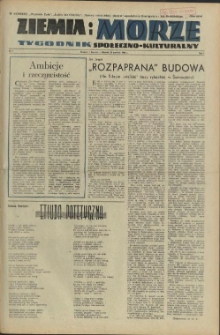 Ziemia i Morze : tygodnik społeczno-kulturalny.R.1, 1956 nr 7