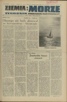Ziemia i Morze : tygodnik społeczno-kulturalny.R.1, 1956 nr 9