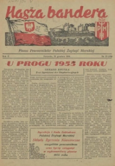 Nasza Bandera : pismo Pracowników Polskiej Żeglugi Morskiej. R.2, 1954 nr 23 (28)