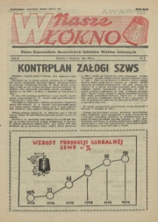 Nasze Wł&oacute;kno : pismo pracownik&oacute;w Szczecińskich Zakład&oacute;w Wł&oacute;kien Sztucznych. R.2, 1956 nr 2