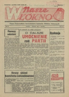 Nasze Wł&oacute;kno : pismo pracownik&oacute;w Szczecińskich Zakład&oacute;w Wł&oacute;kien Sztucznych. R.2, 1956 nr 5-6