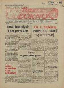Nasze Wł&oacute;kno : pismo pracownik&oacute;w Szczecińskich Zakład&oacute;w Wł&oacute;kien Sztucznych. R.4, 1958 nr 2