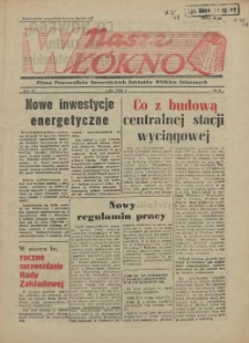 Nasze Włókno : pismo pracowników Szczecińskich Zakładów Włókien Sztucznych. R.4, 1958 nr 2