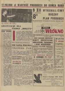 Nasze Włókno : pismo pracowników Szczecińskich Zakładów Włókien Sztucznych. R.5, 1960 nr 3