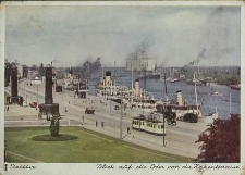 Stettin, Blick auf die Oder von der Hakenterrasse