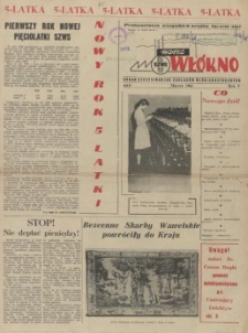 Nasze Wł&oacute;kno : pismo pracownik&oacute;w Szczecińskich Zakład&oacute;w Wł&oacute;kien Sztucznych. R.5, 1961 nr 4