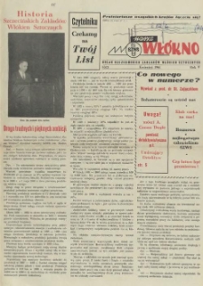 Nasze Włókno : pismo pracowników Szczecińskich Zakładów Włókien Sztucznych. R.5, 1961 nr 5
