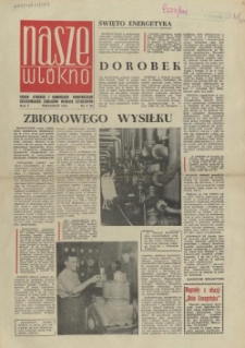 Nasze Wł&oacute;kno : pismo pracownik&oacute;w Szczecińskich Zakład&oacute;w Wł&oacute;kien Sztucznych. R.1, 1964 nr 2