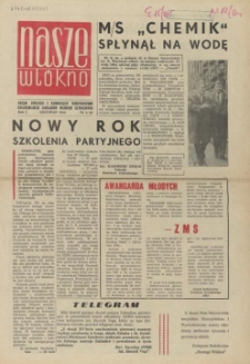 Nasze Wł&oacute;kno : pismo pracownik&oacute;w Szczecińskich Zakład&oacute;w Wł&oacute;kien Sztucznych. R.1, 1964 nr 4