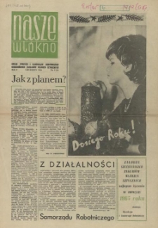 Nasze Włókno : pismo pracowników Szczecińskich Zakładów Włókien Sztucznych. R.1, 1964 nr 5