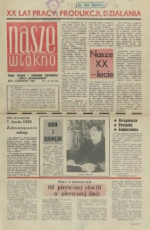 Nasze Włókno : pismo pracowników Szczecińskich Zakładów Włókien Sztucznych. 1968 nr 1-2