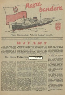 Nasza Bandera : pismo Pracowników Polskiej Żeglugi Morskiej. R.4, 1956 nr 7 (50)