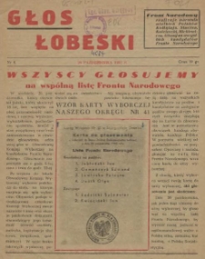 Głos Łobeski. 1952 nr 4