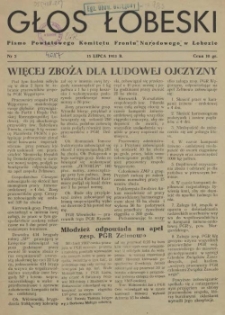 Głos Łobeski. 1953 nr 2