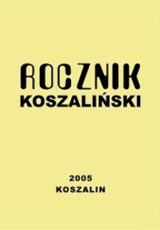 Rocznik Koszaliński. 2005, nr 33