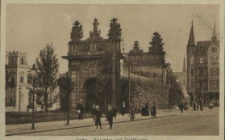 Stettin, Königstor und Stadttheater