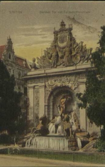 Stettin, Berliner Tor mit Felderhoffbrunnen