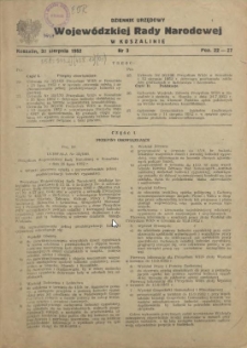 Dziennik Urzędowy Wojewódzkiej Rady Narodowej w Koszalinie. 1952 nr 3