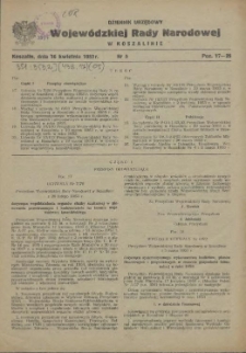 Dziennik Urzędowy Wojewódzkiej Rady Narodowej w Koszalinie. 1953 nr 9