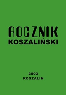 Rocznik Koszaliński. 2003, nr 31