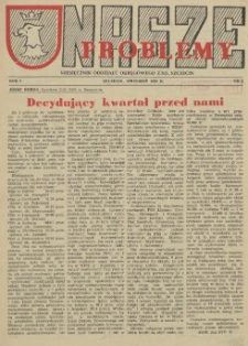 Nasze Problemy : miesięcznik Oddziału Okręgowego Z.S.S. Szczecin. R.1, 1955 nr 5
