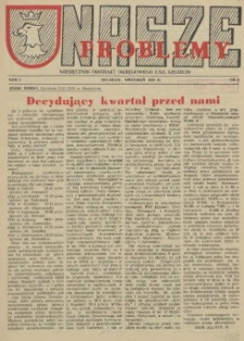 Nasze Problemy : miesięcznik Oddziału Okręgowego Z.S.S. Szczecin. R.1, 1955 nr 5