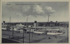 Stettin, Dampfer-Anlegestelle an der Hakenterrasse