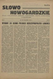 Słowo Nowogardzkie. R.1, 1952 nr 3