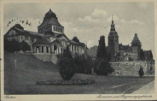 Stettin, Museum und Regierungsgebäude