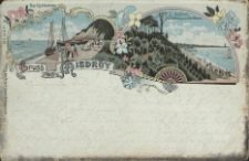 Gruss aus Misdroy, Der Kaffeeberg, Ausblick vom Kaffeeberg nach dem Strande