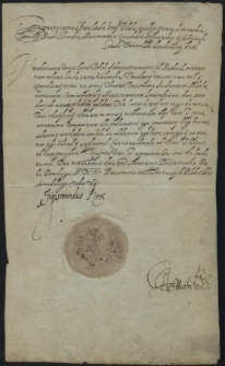 [List Zygmunta III Wazy do Wojciecha Boboli]